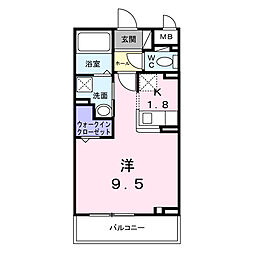 埼玉高速鉄道 鳩ヶ谷駅 徒歩7分の賃貸アパート 1階1Kの間取り