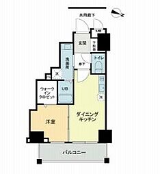 都営三田線 板橋本町駅 徒歩5分の賃貸マンション 6階1DKの間取り