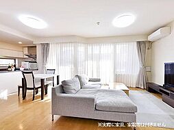 ライオンズステージ立川ラフィナタワー 5階3LDKのリビング/ダイニング