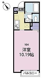 間取図画像 1K