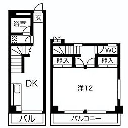 間取図画像 2DK