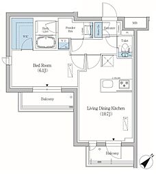 間取図画像 1LDK