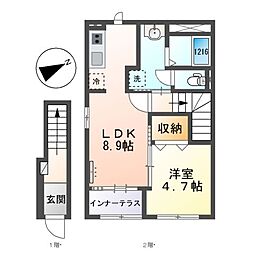 間取図画像 1LDK
