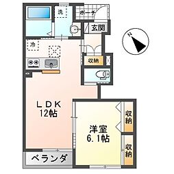 間取図画像 1LDK