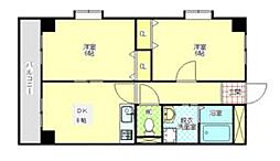 グレースアネックス 2DKの間取図画像