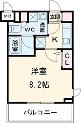 ＺＯＯＭ吉祥寺ＥＡＳＴ 3階1Kの間取り
