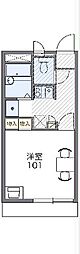 レオパレスダルマヤ 1Kの間取図画像