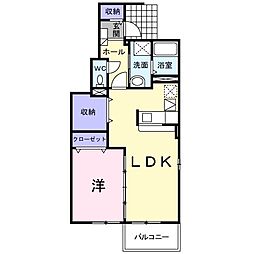 つくばエクスプレス つくば駅 バス20分 高野台・理化学研究所下車 徒歩3分の賃貸アパート 1階1LDKの間取り