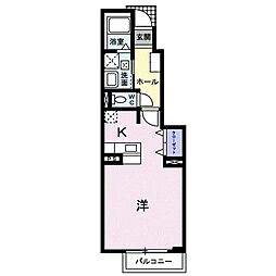 オリエント ワンルームの間取図画像