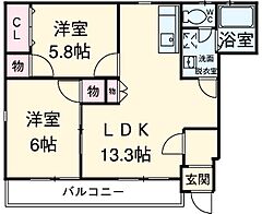 物件の間取り