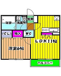 間取図画像 1LDK