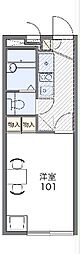 レオパレス御器所24 1Kの間取図画像