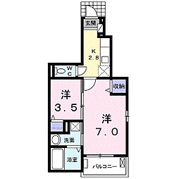 グランスイート 2Kの間取図画像