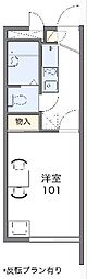 間取図画像 1K