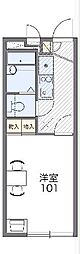 レオパレスモンターニュ 1Kの間取図画像