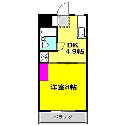 間取図画像 1DK