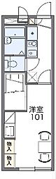 レオパレスシャングリラ 1Kの間取図画像