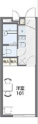 レオパレス長崎南 1Kの間取図画像