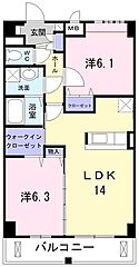 物件の間取り