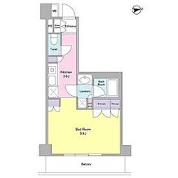 CITYCURRENT代官山 1Kの間取図画像