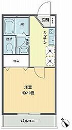 ＡＶＡＮＺＡＴＡ　ＤＭ 2階1Kの間取り