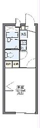 レオパレスハーモニー 1Kの間取図画像