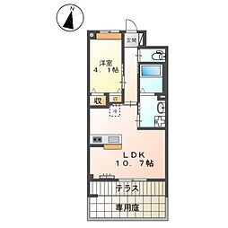 グランルミエール 1LDKの間取図画像