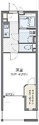 ミランダトーラス 1Kの間取図画像