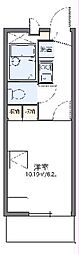 レオパレス堀崎 1Kの間取図画像