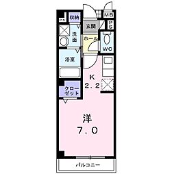 FKH-i 1Kの間取図画像