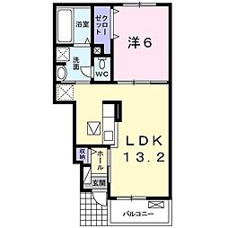 間取図画像 1LDK