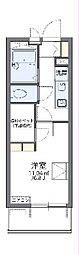 レオパレスエムズシティ 1Kの間取図画像