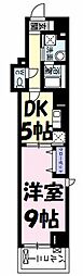ミッドヴィラレジデンス 1DKの間取図画像