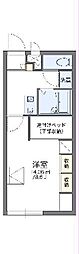 レオパレスサニーコート 1Kの間取図画像