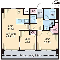 Ｍｉａ　Ｃａｓａ　I 1階2LDKの間取り