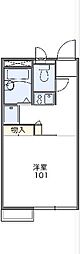 レオパレスエスパシオ 1Kの間取図画像