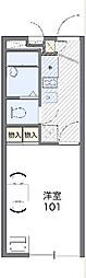 レオパレス希望の丘 1Kの間取図画像
