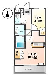 間取図画像 1LDK