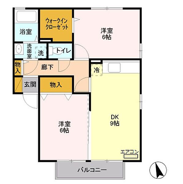 グランドゥールＡ 2階 | 埼玉県飯能市美杉台 賃貸マンション 間取