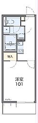 レオネクストヴォラーレ 1Kの間取図画像