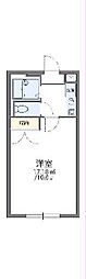 レオパレスJ・Y・セブン 1Kの間取図画像