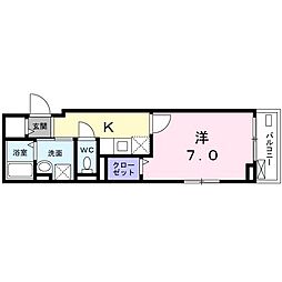 Ｙ・Ｓ　中野坂上 303 3階1Kの間取り