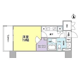 都営三田線 蓮根駅 徒歩2分の賃貸マンション 2階1Kの間取り