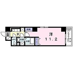 ルミアージュ飛鳥山公園 1Kの間取図画像