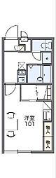 レオパレス・i 1Kの間取図画像