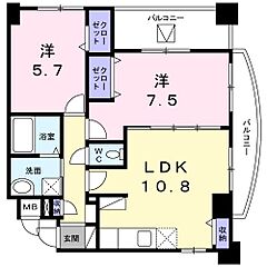 物件の間取り