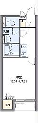 JR香椎線 酒殿駅 徒歩12分の賃貸アパート 1階1Kの間取り