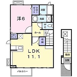 パークコート1 1LDKの間取図画像