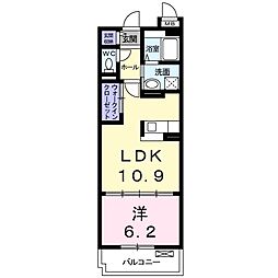 アビタシオン柏の葉 1LDKの間取図画像