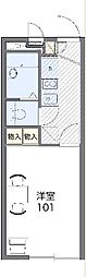 レオパレス花咲の丘1 1Kの間取図画像